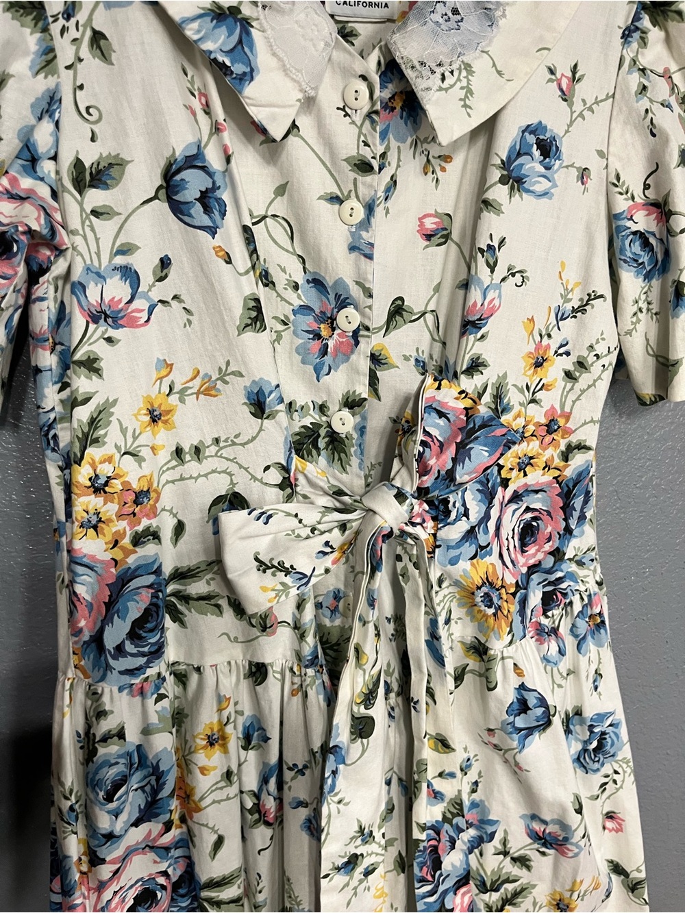 Vintage 1980's ms. Basia California dress - Picture 3 of 7